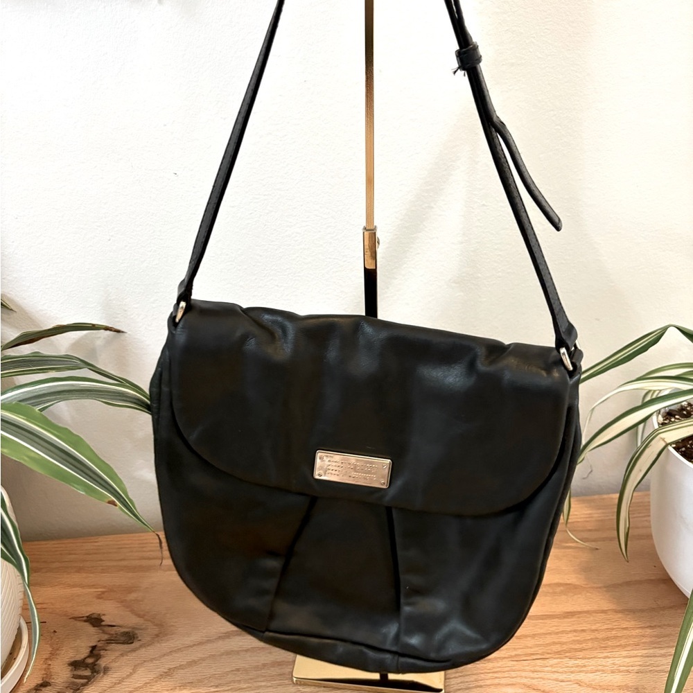 Rare Vintage Y2K Marc by Marc Jacobs Marchive Messenger bag, black leather